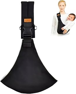 Baby Sling Carrier,Toddler Carrier, 2024 New Baby Carrier Newborn to Toddler,Portable Lightweight Non-Slip Hip Seat Carrier 10-30lbs(Black)