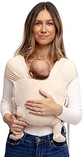 WildBird - Aerial Buckle Wrap - 0-6 Months - Standard (XS-XL) Sparrow - Newborn Baby Carrier - Front Carry - Soft Fabric, Straps, Head Support, Padded Waist Belt - Baby Essentials - New Mom Gifts