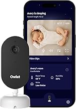 Owlet Dream Sight (Gen 3) Smart Video Baby Monitor | 2K HD Camera w/Night Vision | Detects Crying, Motion & Temperature | Customizable Alerts | Two-Way Talk | Secure Wi-fi