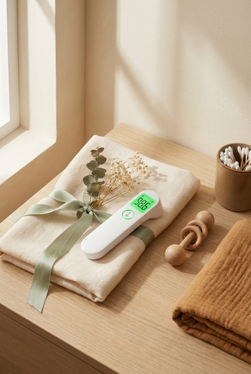 Thermometer for Adults and Kids, Fast Accurate Baby Thermometer, Fever Alarm & Mute Mode, Baby Essentials - Lifetime Support
